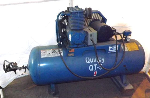 5 HP QUINCY ... AIR COMPRESSOR